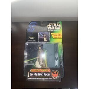 Star Wars Power of the Force Electronic Power F/X Ben Obi-Wan Kenobi Kenner 1996
